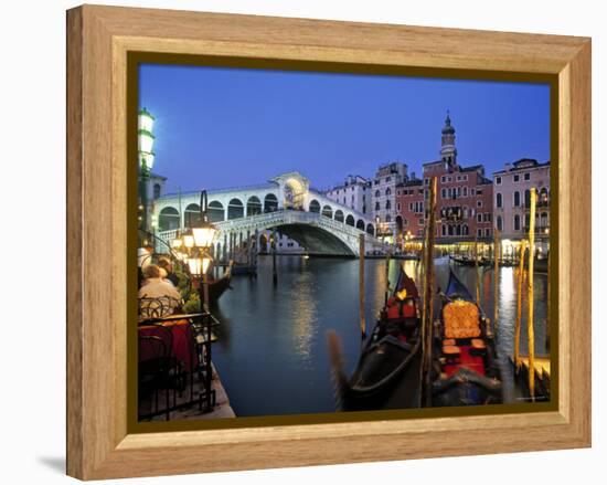 Rialto Bridge, Grand Canal, Venice, Italy-Demetrio Carrasco-Framed Premier Image Canvas