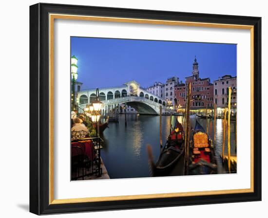 Rialto Bridge, Grand Canal, Venice, Italy-Demetrio Carrasco-Framed Photographic Print