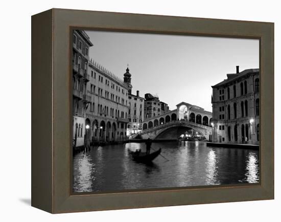 Rialto Bridge, Grand Canal, Venice, Italy-Alan Copson-Framed Premier Image Canvas