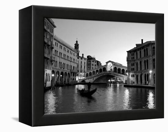 Rialto Bridge, Grand Canal, Venice, Italy-Alan Copson-Framed Premier Image Canvas