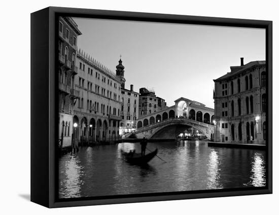 Rialto Bridge, Grand Canal, Venice, Italy-Alan Copson-Framed Premier Image Canvas