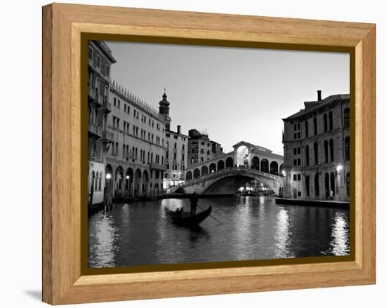 Rialto Bridge, Grand Canal, Venice, Italy-Alan Copson-Framed Premier Image Canvas