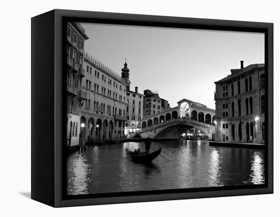 Rialto Bridge, Grand Canal, Venice, Italy-Alan Copson-Framed Premier Image Canvas