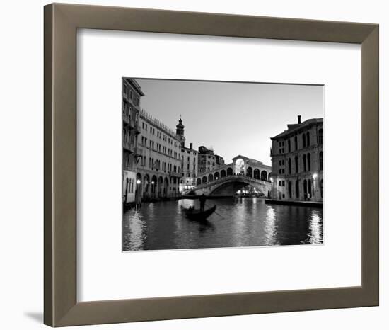 Rialto Bridge, Grand Canal, Venice, Italy-Alan Copson-Framed Photographic Print