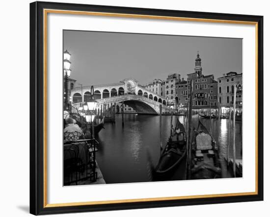 Rialto Bridge, Grand Canal, Venice, Italy-Demetrio Carrasco-Framed Photographic Print