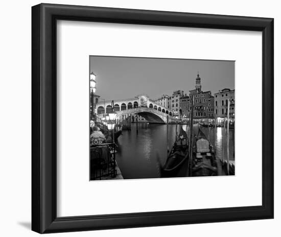 Rialto Bridge, Grand Canal, Venice, Italy-Demetrio Carrasco-Framed Photographic Print