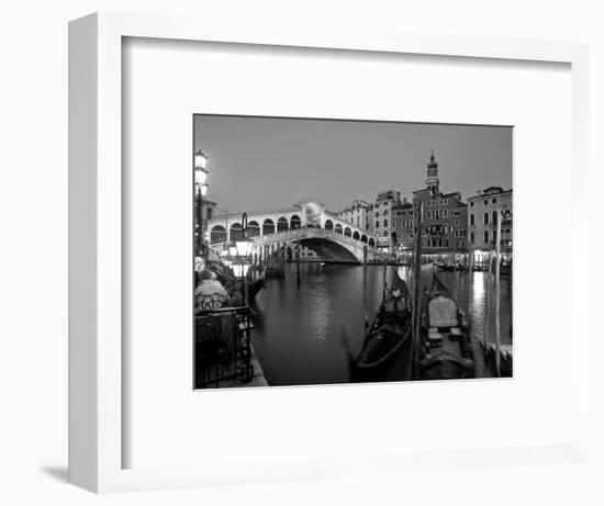 Rialto Bridge, Grand Canal, Venice, Italy-Demetrio Carrasco-Framed Photographic Print