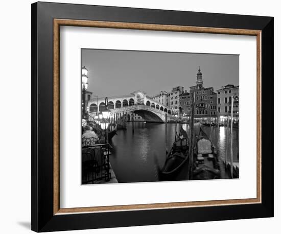 Rialto Bridge, Grand Canal, Venice, Italy-Demetrio Carrasco-Framed Photographic Print