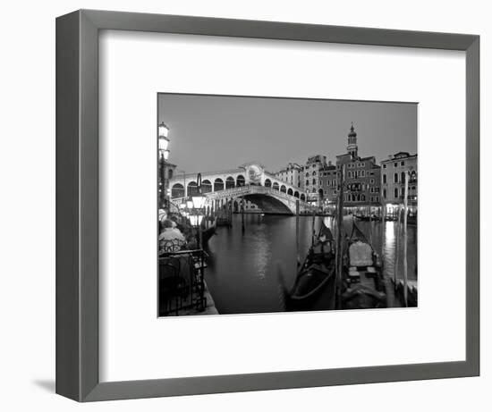 Rialto Bridge, Grand Canal, Venice, Italy-Demetrio Carrasco-Framed Photographic Print