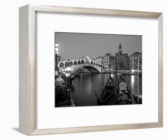 Rialto Bridge, Grand Canal, Venice, Italy-Demetrio Carrasco-Framed Photographic Print