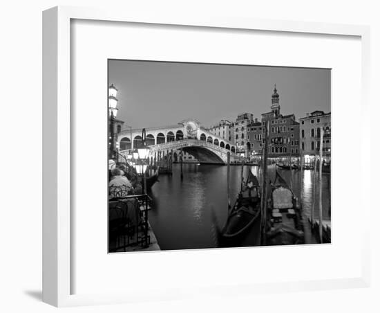 Rialto Bridge, Grand Canal, Venice, Italy-Demetrio Carrasco-Framed Photographic Print