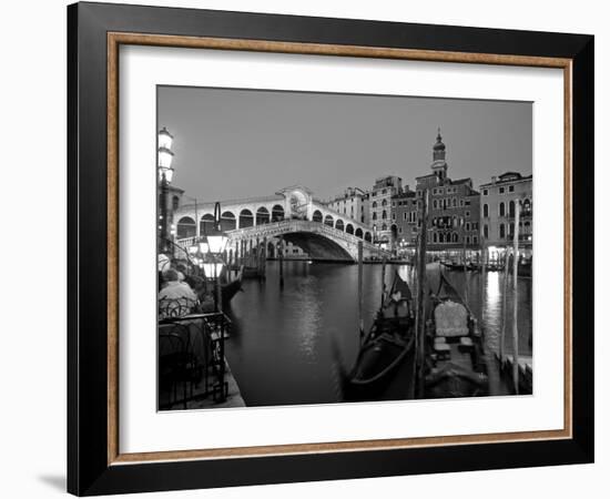 Rialto Bridge, Grand Canal, Venice, Italy-Demetrio Carrasco-Framed Photographic Print