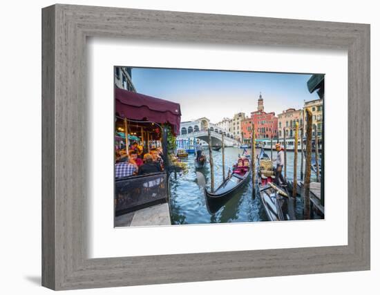 Rialto Bridge, Grand Canal, Venice, Italy-Jon Arnold-Framed Photographic Print