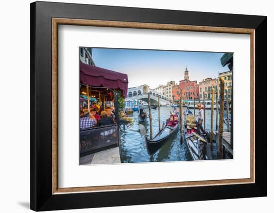 Rialto Bridge, Grand Canal, Venice, Italy-Jon Arnold-Framed Photographic Print