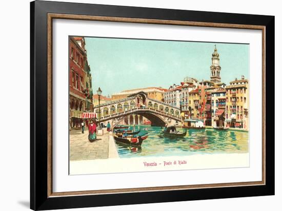 Rialto Bridge, Venice, Italy-null-Framed Art Print