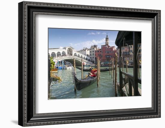 Rialto Bridge, Venice, UNESCO World Heritage Site, Veneto, Italy, Europe-Frank Fell-Framed Photographic Print