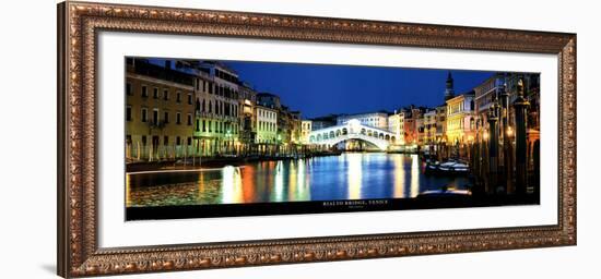 Rialto Bridge, Venice-John Lawrence-Framed Art Print