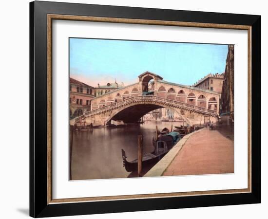 Rialto Bridge, Venice-null-Framed Giclee Print