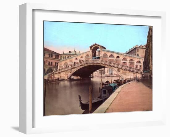 Rialto Bridge, Venice-null-Framed Giclee Print