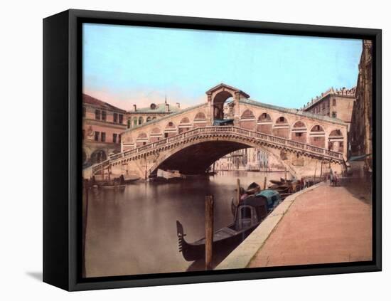Rialto Bridge, Venice-null-Framed Premier Image Canvas