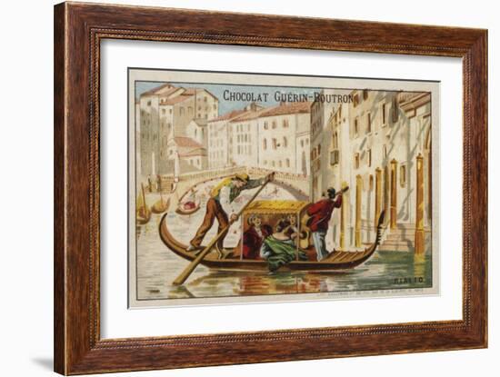 Rialto Bridge, Venice-null-Framed Giclee Print