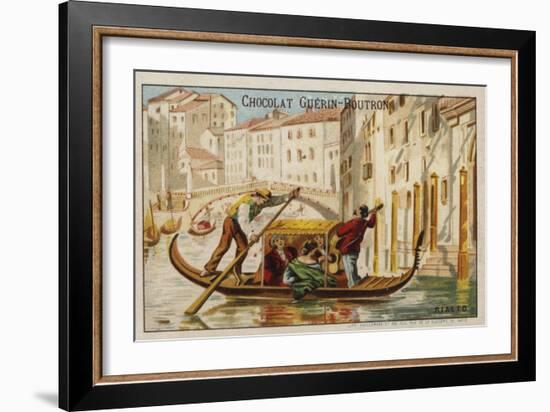 Rialto Bridge, Venice-null-Framed Giclee Print