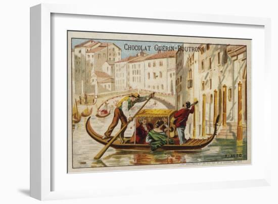 Rialto Bridge, Venice-null-Framed Giclee Print