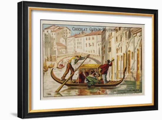 Rialto Bridge, Venice-null-Framed Giclee Print