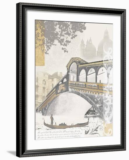 Rialto Bridge-Ben James-Framed Giclee Print