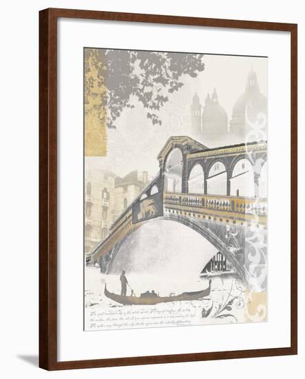 Rialto Bridge-Ben James-Framed Giclee Print