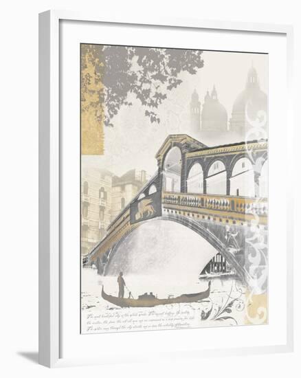 Rialto Bridge-Ben James-Framed Giclee Print
