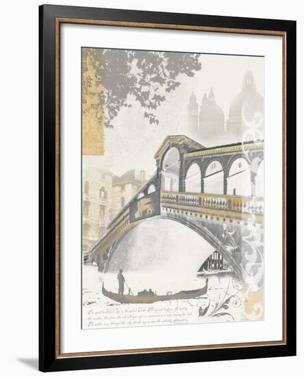 Rialto Bridge-Ben James-Framed Giclee Print