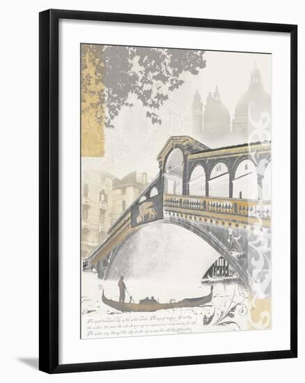 Rialto Bridge-Ben James-Framed Giclee Print