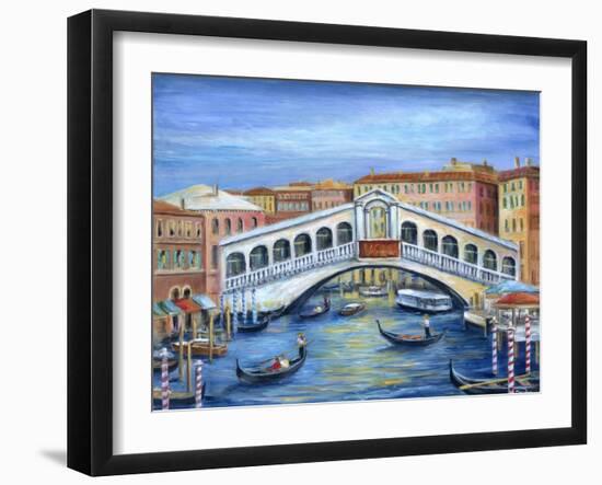 Rialto Bridge-Marilyn Dunlap-Framed Art Print