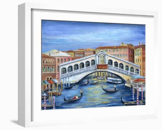 Rialto Bridge-Marilyn Dunlap-Framed Art Print