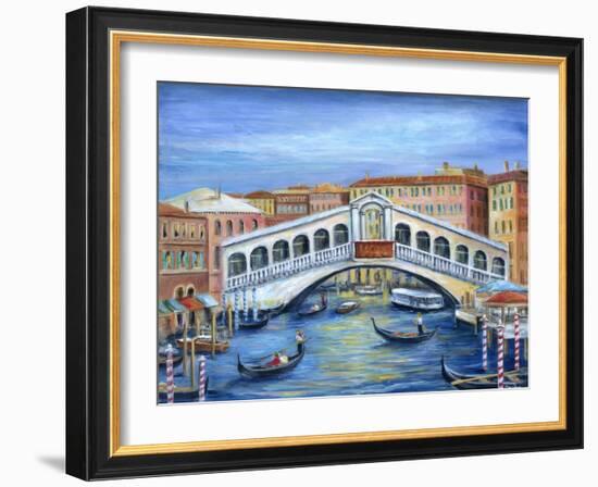 Rialto Bridge-Marilyn Dunlap-Framed Art Print