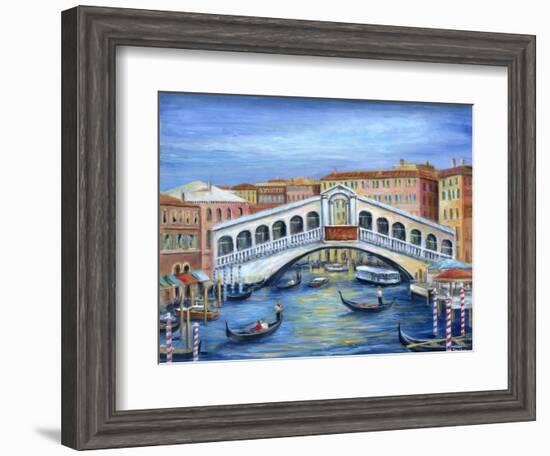 Rialto Bridge-Marilyn Dunlap-Framed Art Print