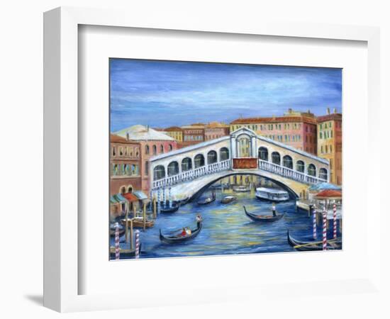 Rialto Bridge-Marilyn Dunlap-Framed Art Print