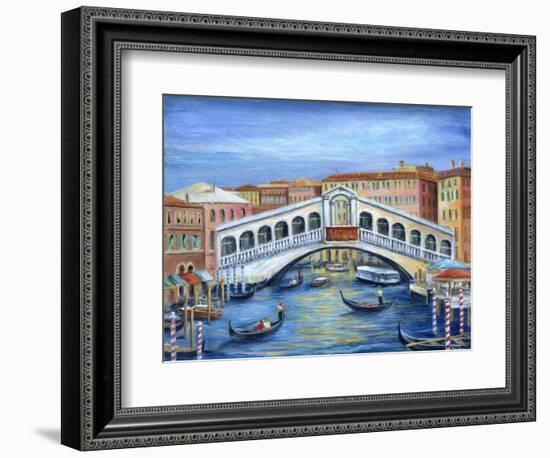 Rialto Bridge-Marilyn Dunlap-Framed Art Print