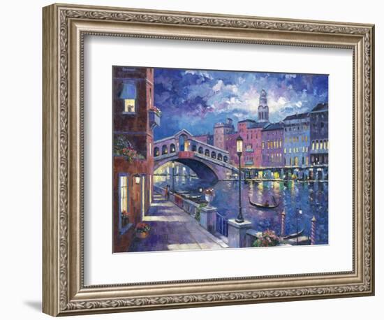 Rialto Bridge-John Zaccheo-Framed Giclee Print