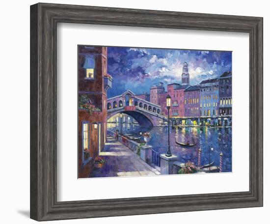 Rialto Bridge-John Zaccheo-Framed Giclee Print