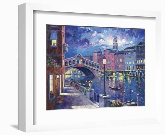 Rialto Bridge-John Zaccheo-Framed Giclee Print