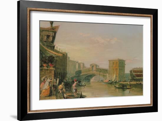 Rialto Bridge-Edward Pritchett-Framed Giclee Print