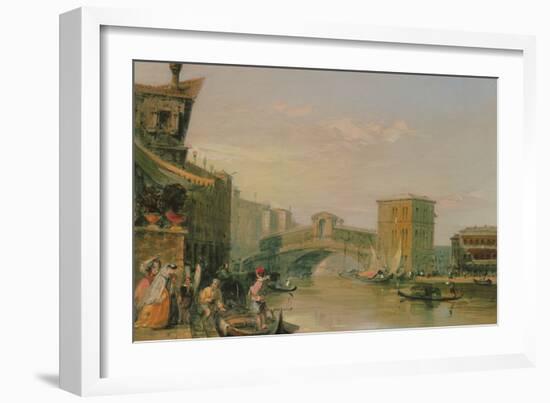 Rialto Bridge-Edward Pritchett-Framed Giclee Print