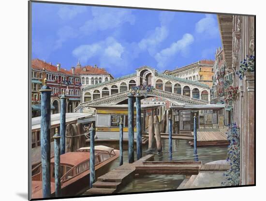 Rialto Dall'Altro Lato-Guido Borelli-Mounted Giclee Print