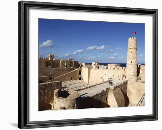 Ribat (Fortress) on Mediterranean Coast, Monastir, Tunisia, North Africa, Africa-Dallas & John Heaton-Framed Photographic Print