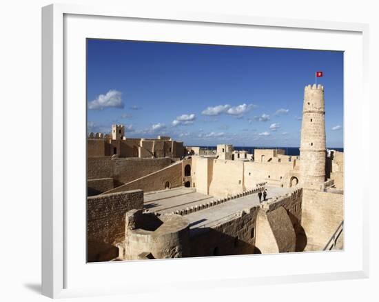 Ribat (Fortress) on Mediterranean Coast, Monastir, Tunisia, North Africa, Africa-Dallas & John Heaton-Framed Photographic Print