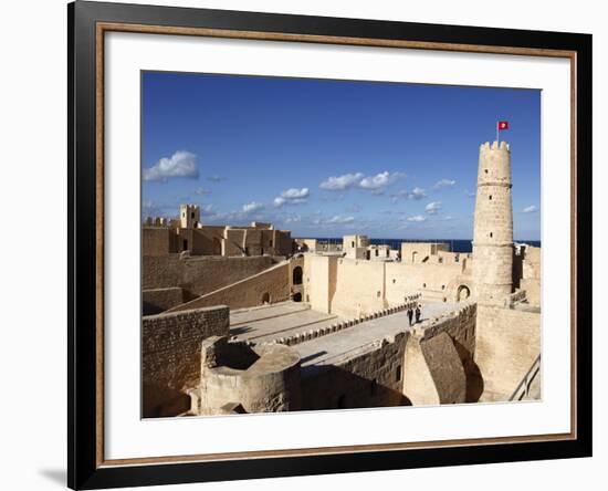 Ribat (Fortress) on Mediterranean Coast, Monastir, Tunisia, North Africa, Africa-Dallas & John Heaton-Framed Photographic Print