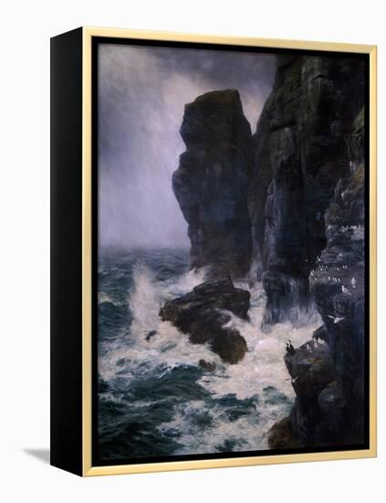 Ribbed and Paled in by Rocks Unscaleable, 1885-Peter Graham-Framed Premier Image Canvas