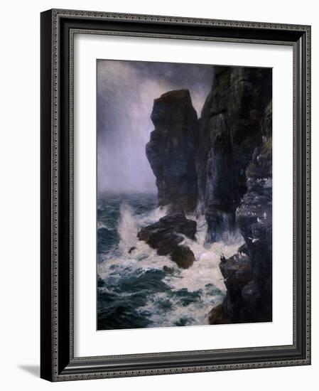 Ribbed and Paled in by Rocks Unscaleable, 1885-Peter Graham-Framed Giclee Print